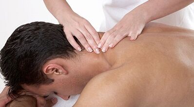 Neck massage na may osteochondrosis